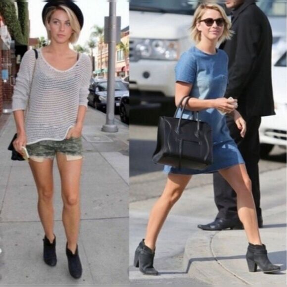 Rag & Bone Harrow Black Leather Moto Inspired Boot Size 38.5 - Picture 10 of 15